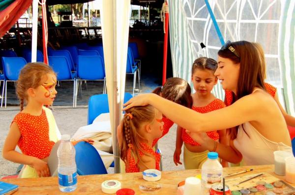 Maquillages en coulisses