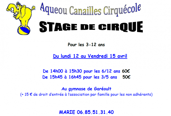 Cirque aqueou