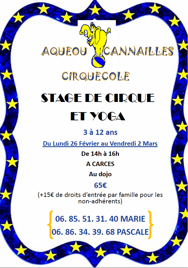 Stage cirque et yoga